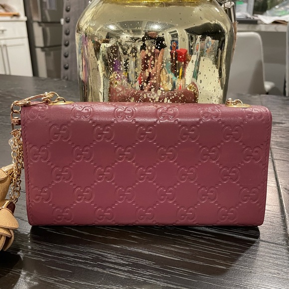 Gucci GG Mauve Wallet with auth certificate - Picture 2 of 13